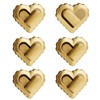NICENEEDED 6 PCS Heart Turn Lock Clasp, Metal Purse Closure