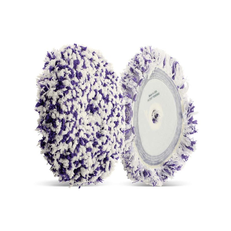 HI-Buff 6" Tufted Microfiber Buffing Pad, Polishing Pad