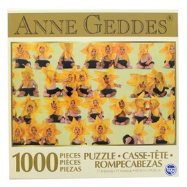 Anne Geddes 1000 Piece Puzzle - Sunflower Babies