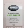 Trex 4 x 4 x 39 inch White Post Sleeve