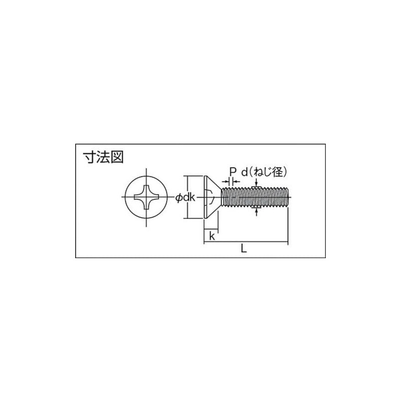 TRUSCO(トラスコ) 皿頭小ネジ ユニクロ 全ネジ M4×30 120本入 B02-0430