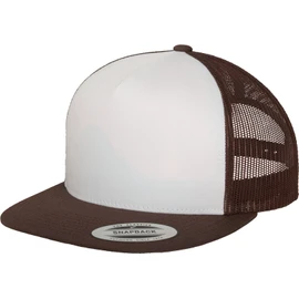 Flex fit Classic Trucker Men's Hat Multi-Coloured BRN/Wht/BRN Size:One Size
