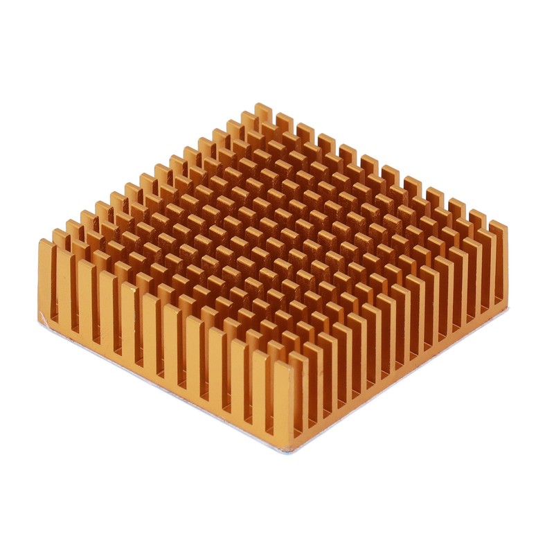 8Pcs Cooling Fins Aluminum Alloy Power Radiator Slotted Heatsink for