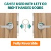 MARIE Commercial Door Handle for Bathroom Privacy,Vacant Occupied & Commercial