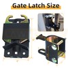 LAWNEAGLE 2 Pack S16100700 Small Black Two Way Lockable Gate