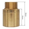 SKIR'CO Pipe Thread Extension 1/2 Inch Tap Extension Male and