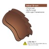 SmartVLT Men's Amber Brown Replacement Lenses for Oakley Flak Jacket