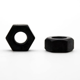 DOJA Industrial Hex Nuts Screws 1/4 Inch Pack 20 Self-Locking Hex Nut Screw Nut Self-Locking Hex Nuts Lock Nut Stop Nuts Clamping Nuts