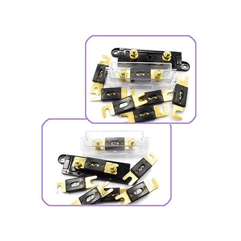KOLACEN ANL Gold Plated Fuse 100 Amp + ANL Fuse