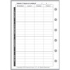Pocket-Plus Size Menu Planner and Shopping List, Sized and Punched