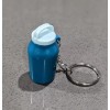 Tupperware Miniature Universal Jar Keychain Peacock Color New.