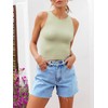 Flvsun Women's High Waisted Jean Shorts 2025 Summer Baggy Stretchy