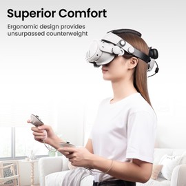 Face Cover with Soft Leather Pad for Oculus/Meta Quest 3, Quest 3 Facial Interface with Cooling Fan to Relieve Lens Fogging and Hot Air,Meta Quest 3 Face Pad