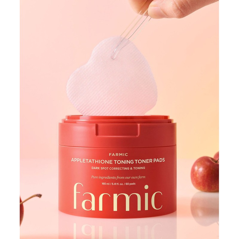 Pamick Pamique Apple Tacheon Toning Toner Pad 160ml 60 sheets