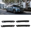 5Pcs Car Exterior Side Door Handle Cover Trim Sticker Glossy