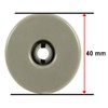 Dishwasher Lower Basket Wheels for Aeg Electrolux Zanussı 40 mm