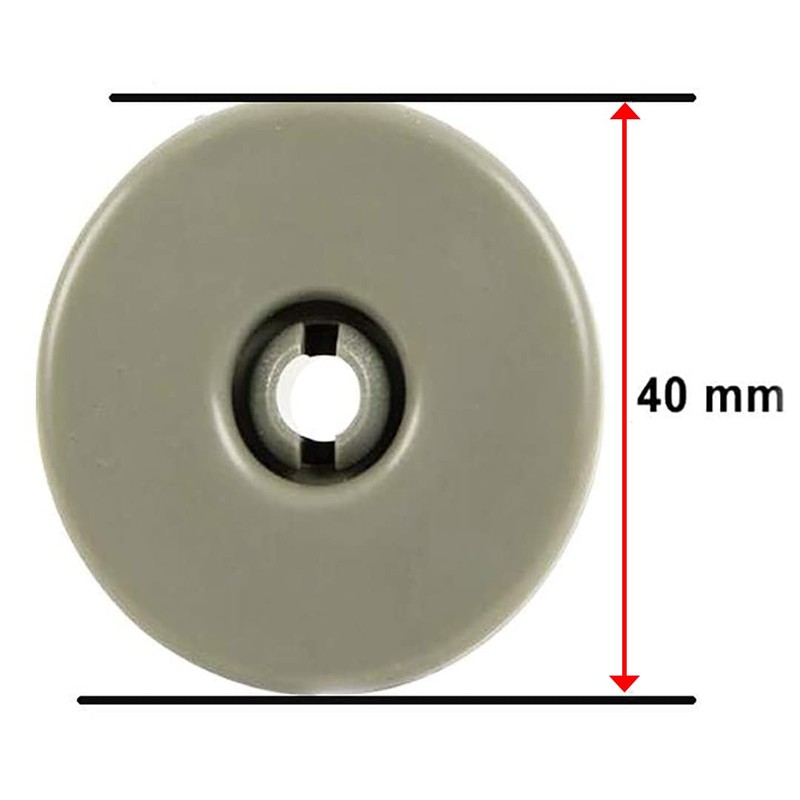 Dishwasher Lower Basket Wheels for Aeg Electrolux Zanussı 40 mm