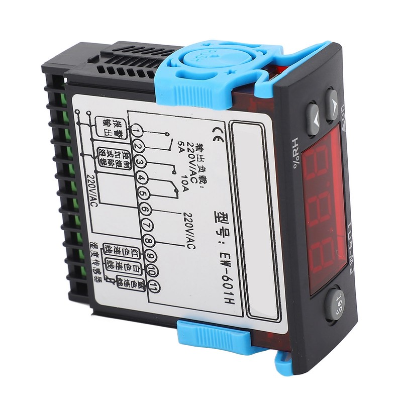 Humidity Controller Single Digital Display Intelligent Control Switch with Alarm