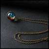 White Fang AZ331 Necklace, Starry Sky, Universe Design, Chain, Crystal,