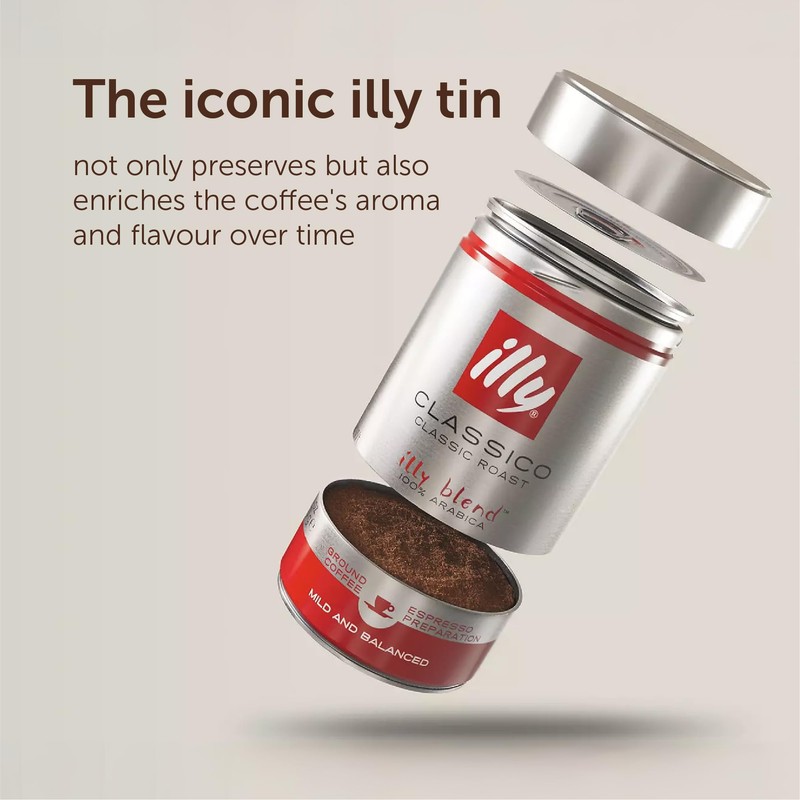 illy Coffee - Decaf Coffee Beans - Medium Roast -