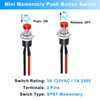 RUNCCI-YUN 14 Pcs 1A 250V AC 2 Pins SPST Normal