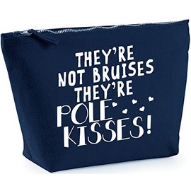 Hippowarehouse They're not bruises they're pole kisses printed make up cosmetic wash bag 18x19x9cm
