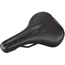 Ergon - ST Core Prime Bicycle Saddle | for Hybrid Bikes | Womens | Medium/Large | Black