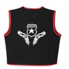 Cowboy Vest Children's Costume Size 116, black