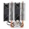 CPU Air Cooler Dual Tower 4 Heatpipes LED Light CPU
