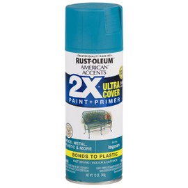 Rust-Oleum 327921 American Accents Spray Paint, 12 oz, Satin Lagoon