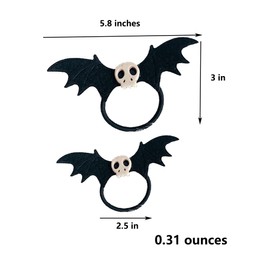 ZHOUMEIWENSP Horquilla para el pelo con diseño de calavera gótica oscura, ideal para fiestas de cosplay, Hallowmas, un par