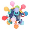 Baby Sensory Teething Toy Grasping Activities Bright Colors Silicone Soothes
