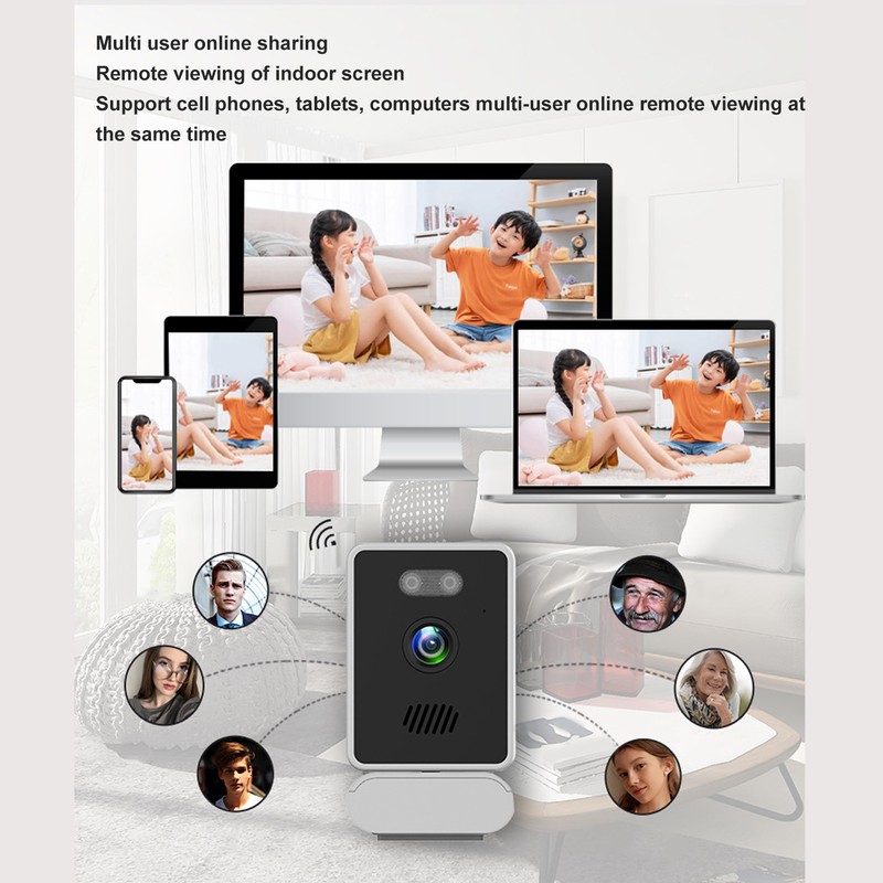 Wireless Security Camera HD 1080P Intelligent Motion Detection Night Vision