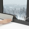 Door & Window Weatherstripping: Draft Stopper & Gap Seal Wide Weatherstrip 2ea