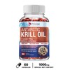 Pslalae Antarctic Krill Oil 1000 mg with Omega-3s EPA, DHA,