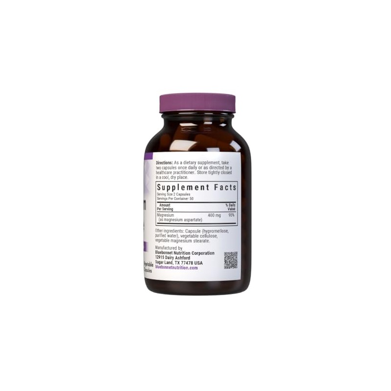 Magnesium, 400 Mg, 100VC by Bluebonnet Nutrition