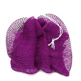 African Exfoliating Net Sponge, Ethically Sourced From Nigeria:_violet