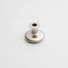 HARMAC HOUSE 4 Pieces Brushed Nickel Mushroom Cabinet Knobs Kitchen
