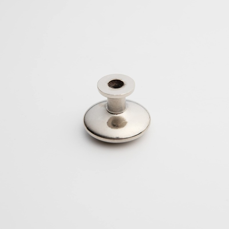 HARMAC HOUSE 4 Pieces Brushed Nickel Mushroom Cabinet Knobs Kitchen
