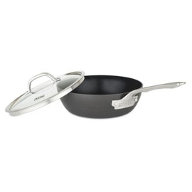 Viking Hard Anodized Nonstick Saucier Pan Cookware Set, 3 Quart, black