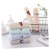 IWOWHERO Soft Cotton Face Towels for Kids 5 Pack Absorbent