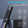 MOXYOY Presentation Clickers, Clicker for Powerpoint, Wireless Rechargerable Presenter Remote,