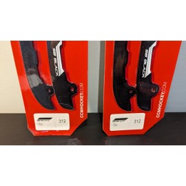 CCM SB SPEEDBLADE BLACK STEEL RUNNERS! REPLACEMENT HOCKEY SKATE BLADES 312MM NEW