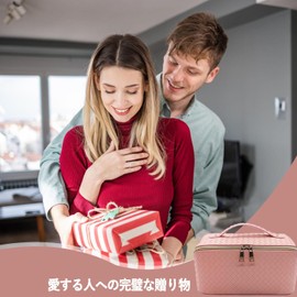 Makeup Pouch, Birthday Gift, Mother's Day Gift, Makeup Pouch, Wedding Gift, Anniversary, Respect for the Aged Day, White Day, Christmas, Gift, Mother, Wife, Girlfriend, Gift, Pink