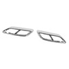 2PCS Exhaust Muffler Tail Pipe Cover Left Right Decorative Tail