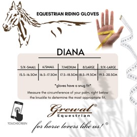Diana Ladies, Synthetic Leather, Equestrian Horse-Riding Gloves, Black, Brown, Navy Blue, Sky Blue, Purple sz 5-9 (Sky Blue, 8 - Large)