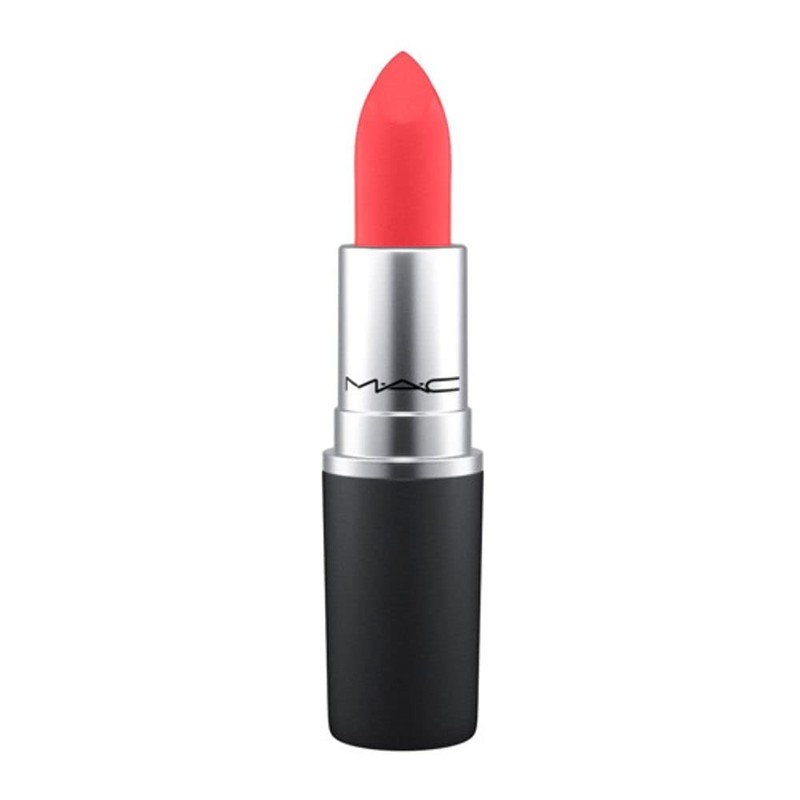 MAC Cosmetics Pintalabios Powder Kiss, Bright Creamy Salmon Pink, 0.1