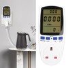 Power Metering Socket Electricity Usage Monitor Voltage Current Meter with
