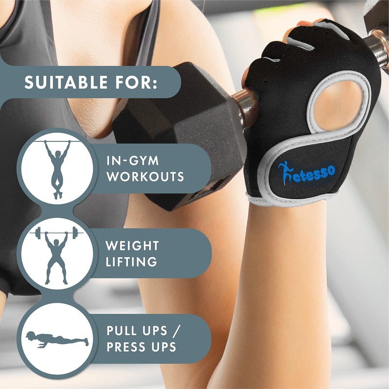 Actesso Gym Gloves for Sports – Weight lifting Men &