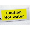 Caution Hot Water Warning Sticker Waterproof Outdoor Vinyl Sticker 150